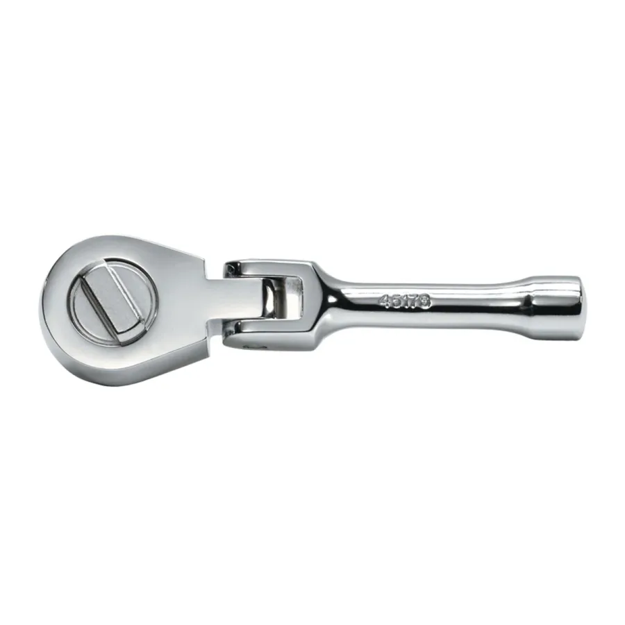 (image for) 3/8 In Drive Professional Stubby Flex Head Ratchet - 5 In