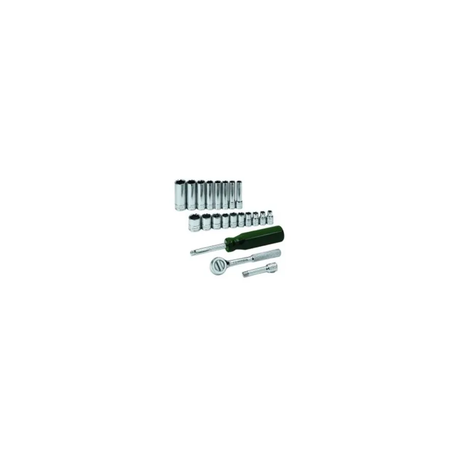 1/4 In Drive Fractional Socket Set - 21 Piece (image for) 1/4 In Drive Fractional Socket Set - 21 Piece