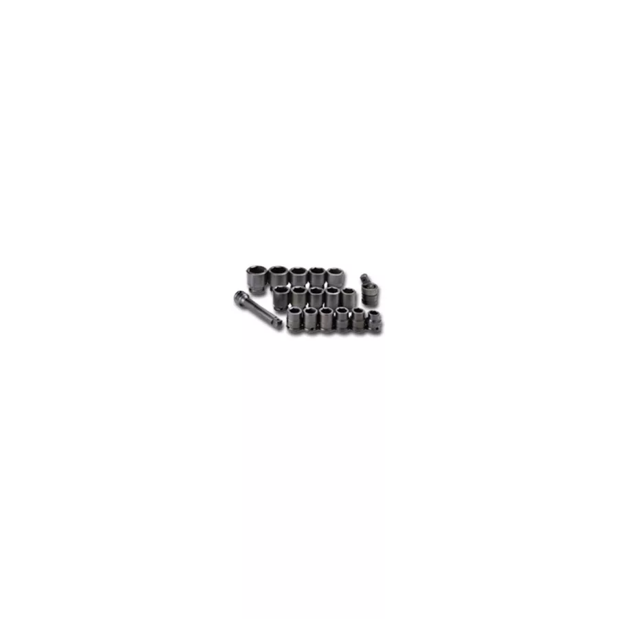 3/4 In Dr 6 Pt Std Metric Impact Socket Set - 18 Pc 3/4 In Dr 6 Pt Std Metric Impact Socket Set - 18 Pc