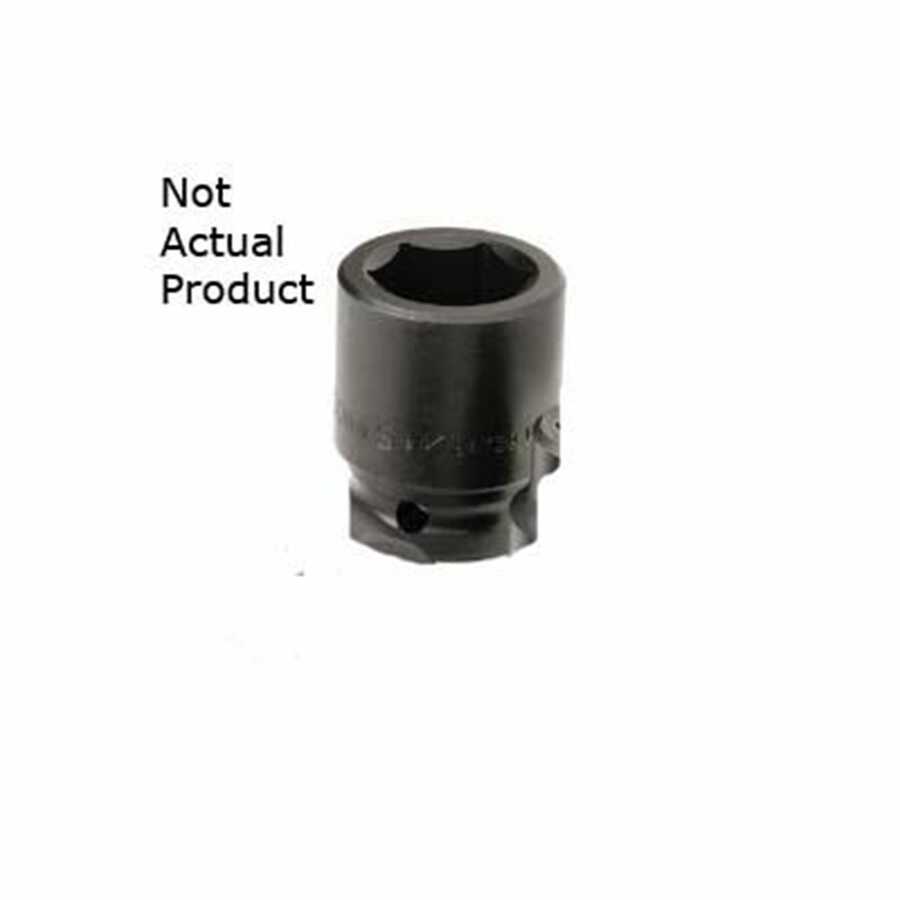 1 In Drive 6 Pt Std Metric Impact Socket - 23mm