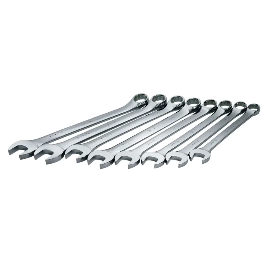 SuperKrome(R) 12 Pt Fractional Long Pattern Combination Wrench S (image for) SuperKrome(R) 12 Pt Fractional Long Pattern Combination Wrench S