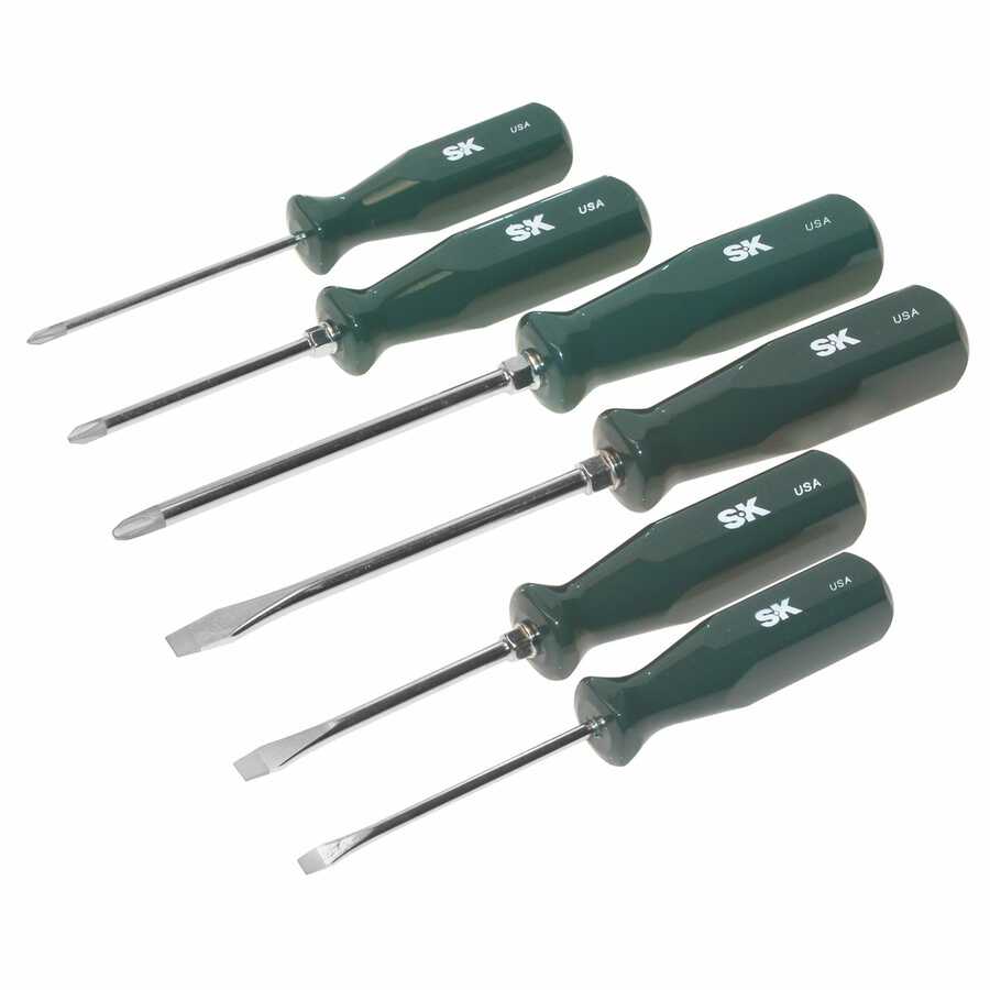 SK Hand Tool | 86326 | SK SureGrip 6-Piece Screwdriver Set - Durable & Comfortable