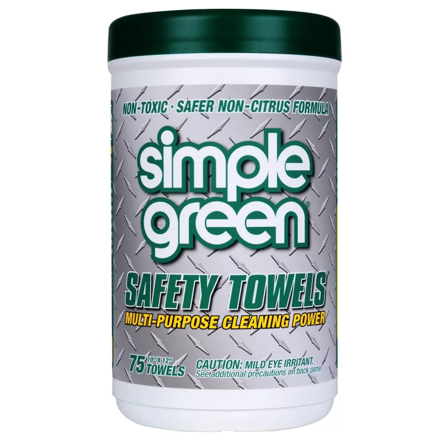Simple Green Industrial Safety Towels - 75 Count