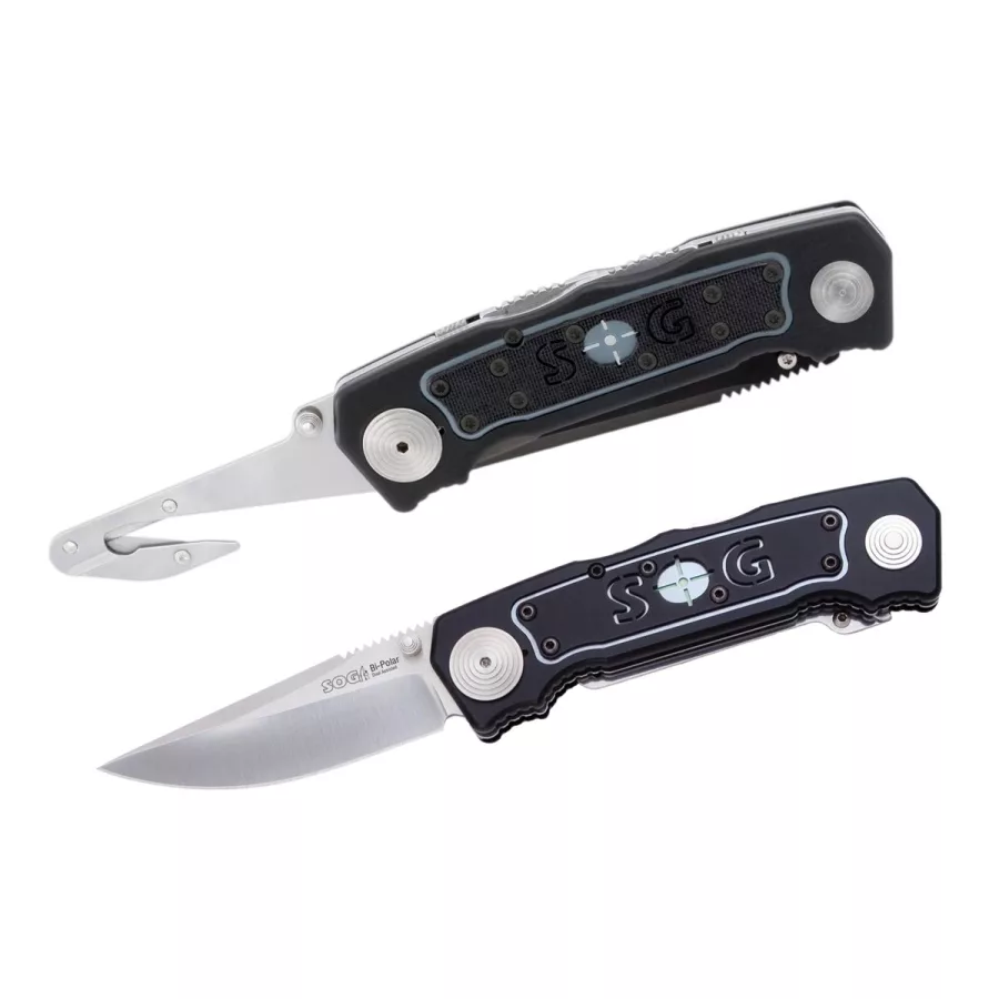 N/N Bi-Polar Dual Blade Assisted Opening Folding Knife