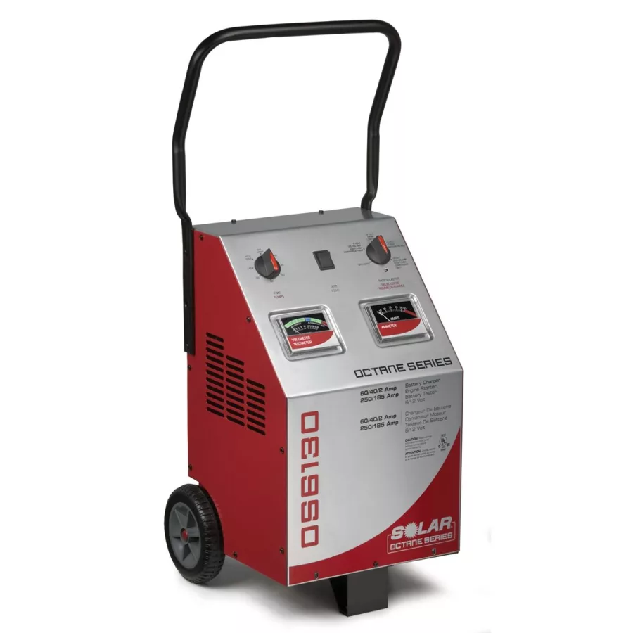 Octane Series Wheel Battery Charger 6/12V 60/40/2/250 Amp w/ Eng