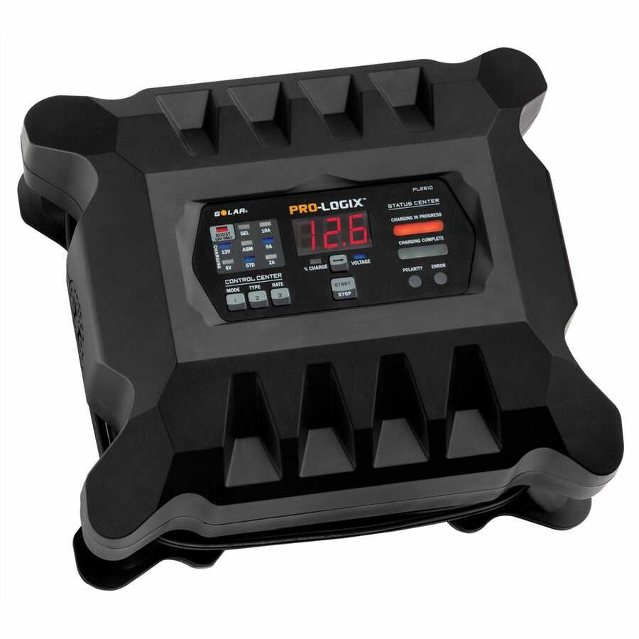 PRO-LOGIX 10/6/2 Amp 6/12V Intelligent Battery Charger/Maintaine