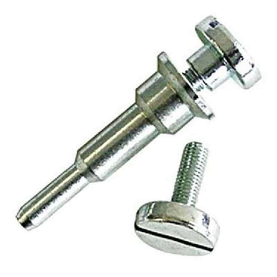 Mandrel Set for Cut-off Wheels. Contains 3 pieces -1/4", 3/8" Sc