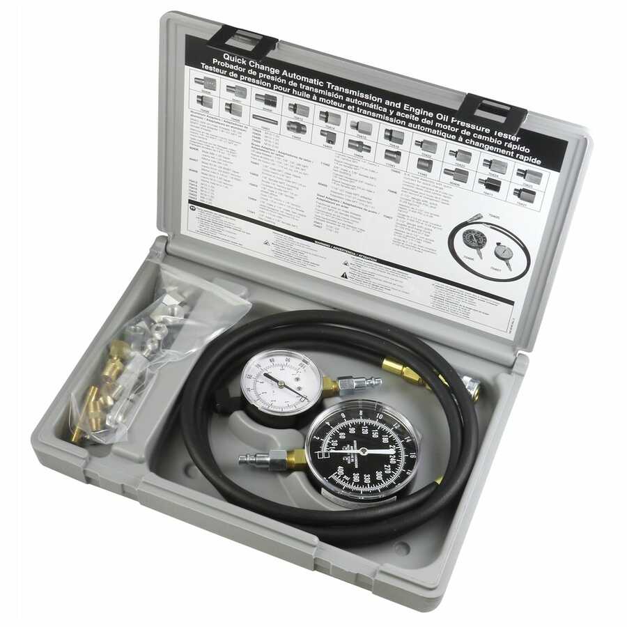 Transmission and Engine Oil Pressure Tester