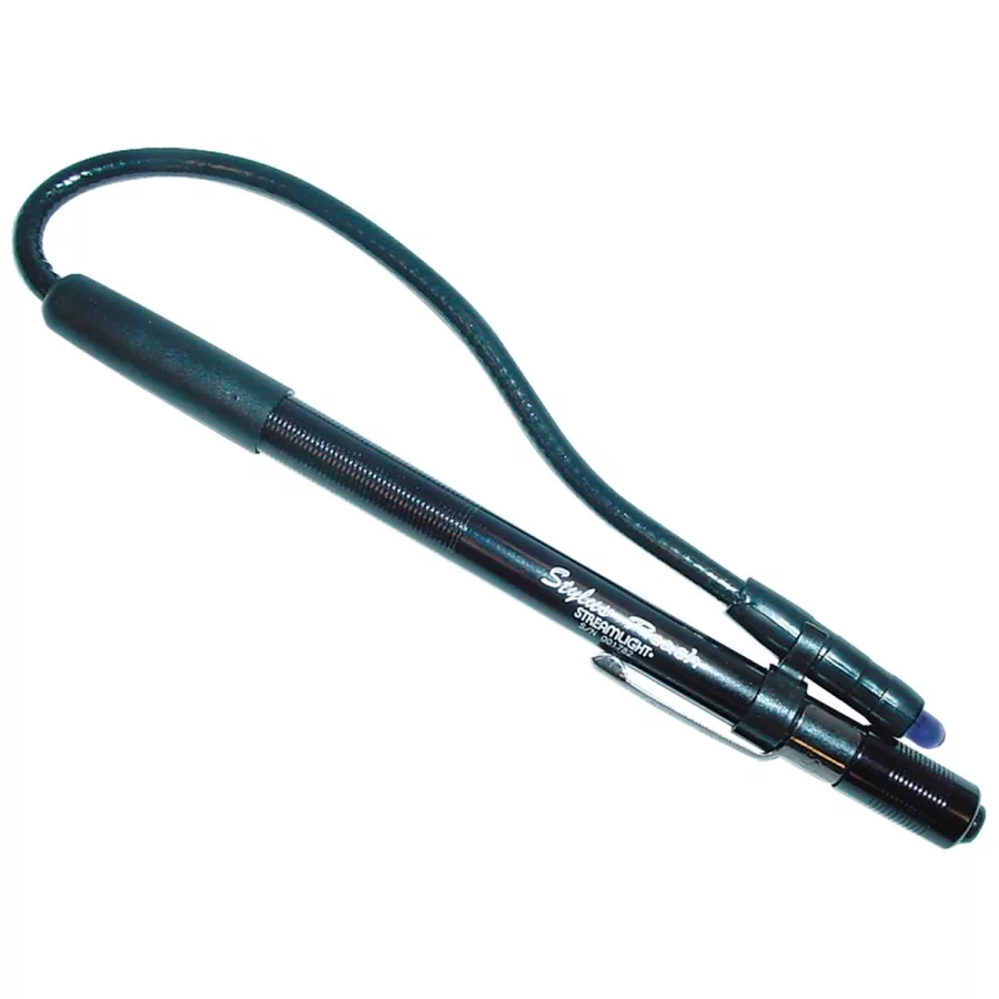 Stylus Reach Flexible Flashlight - Black w/ Blue LED Stylus Reach Flexible Flashlight - Black w/ Blue LED