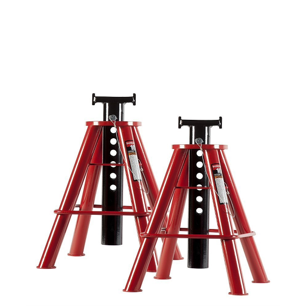 Pair of 10 Ton Medium Height Jack Stands