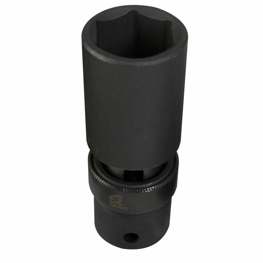 1/2" Drive x 17mm, Deep Universal Impact Socket