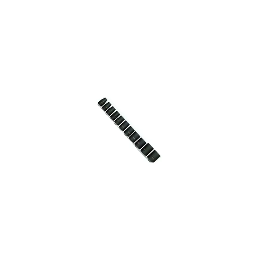 1/2 In Dr Impact Socket Set, 11 Piece, Non Slip, Std SAE 1/2 In Dr Impact Socket Set, 11 Piece, Non Slip, Std SAE