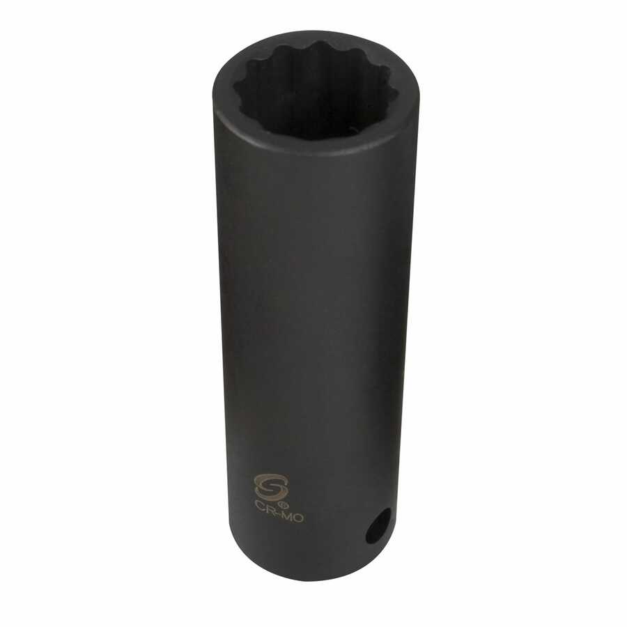 1/2 Drive x 1/2, Driveline, 12 Point Impact Socket Sunex
