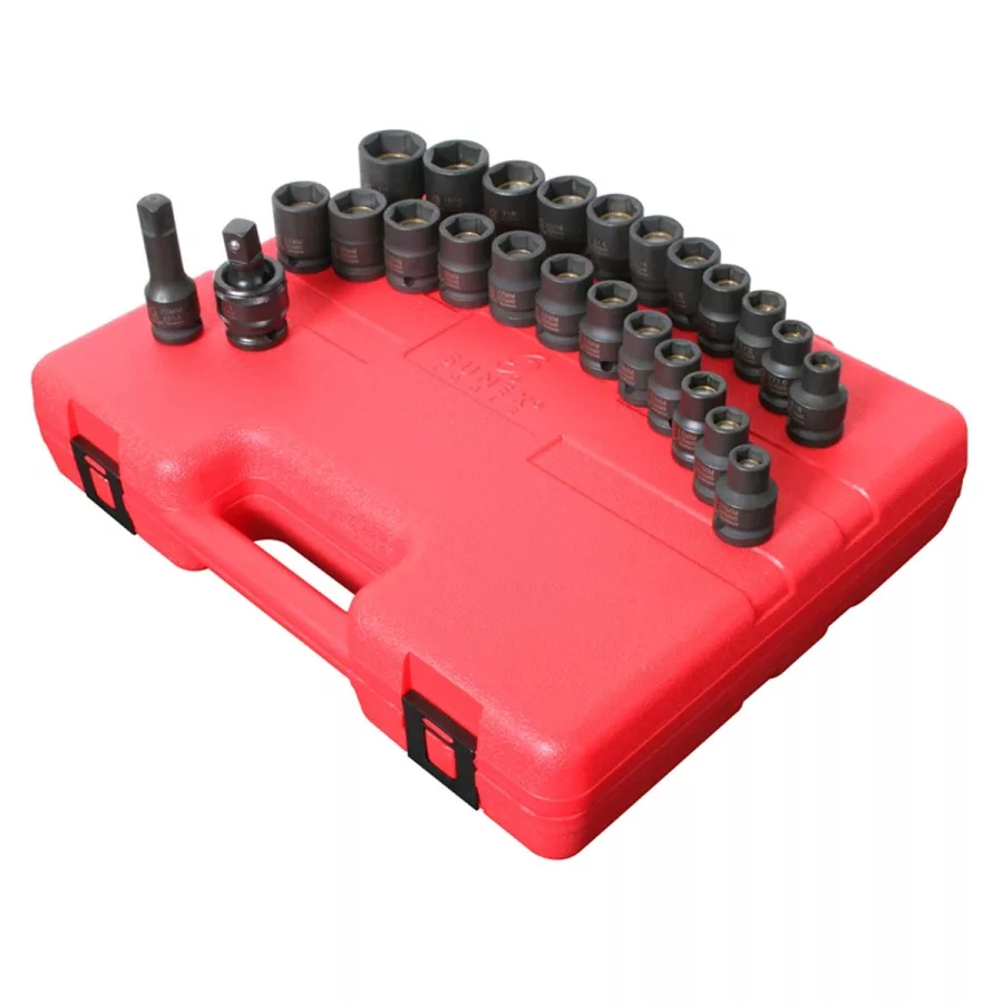 1/2 In Dr Master Magnetic Impact Socket Set - 25-Pc 1/2 In Dr Master Magnetic Impact Socket Set - 25-Pc