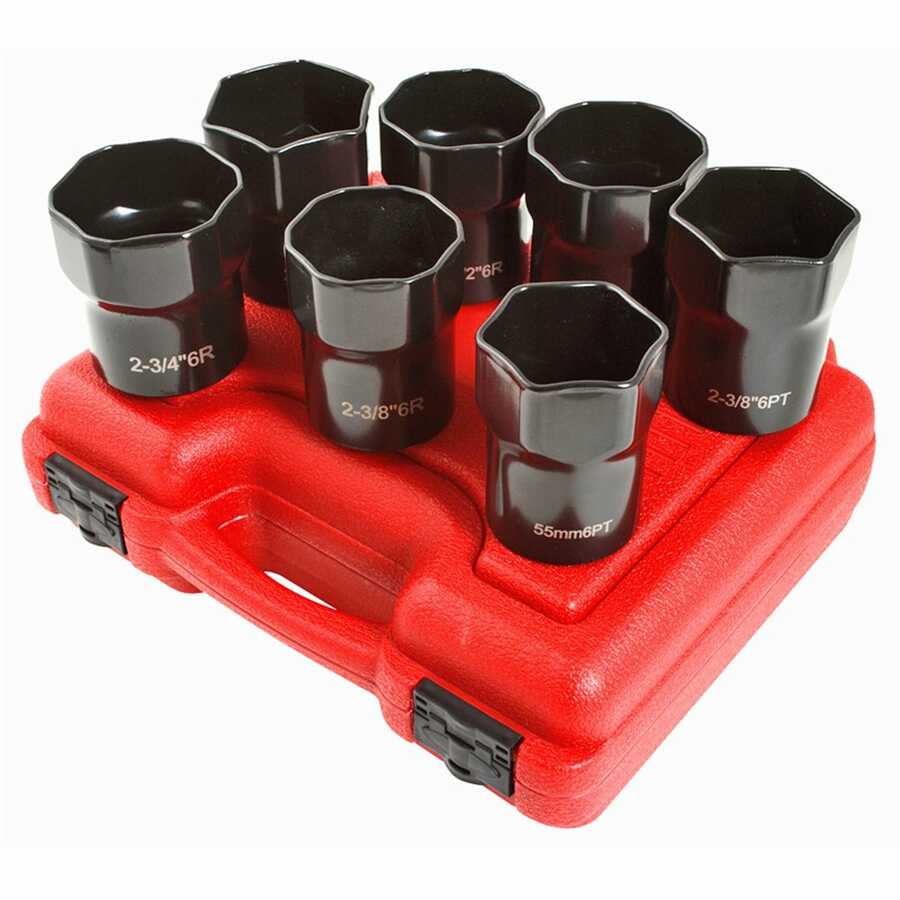1/2\"DR WHL LCKNUT SCK 7 PC