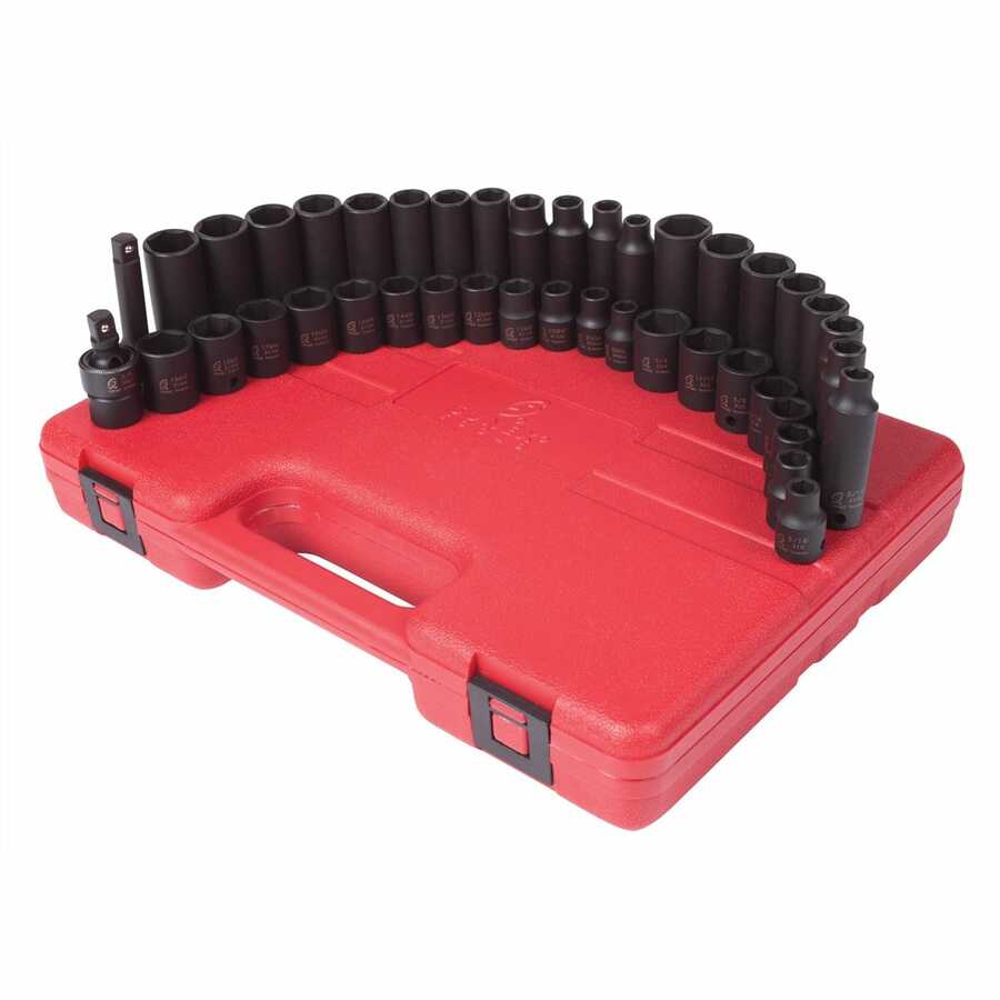 42pc. 3/8\" Drive Impact Socket Master Set