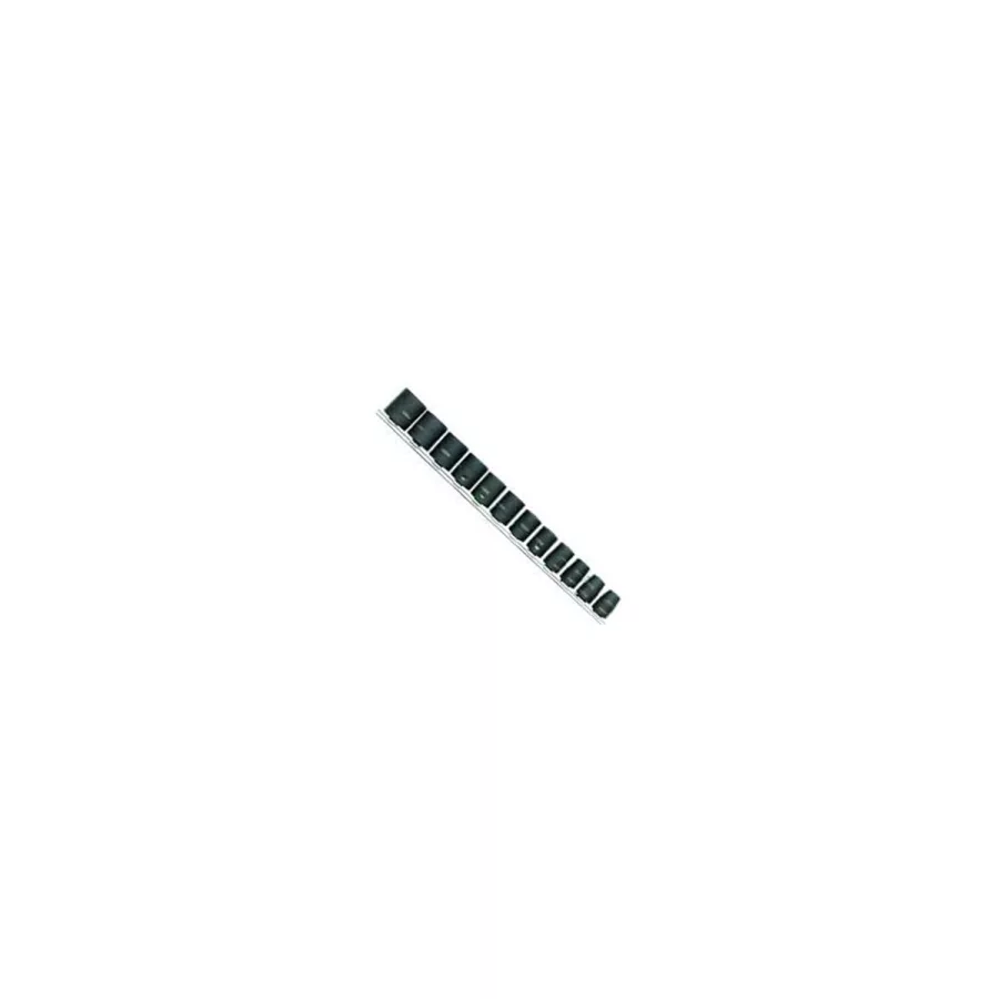 3/8 In Dr Impact Socket Set, 12 Piece, Non Slip, Std Metric 3/8 In Dr Impact Socket Set, 12 Piece, Non Slip, Std Metric