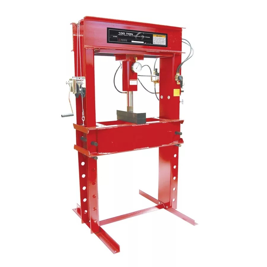 100 Ton Capacity Air/Hydraulic Shop Press
