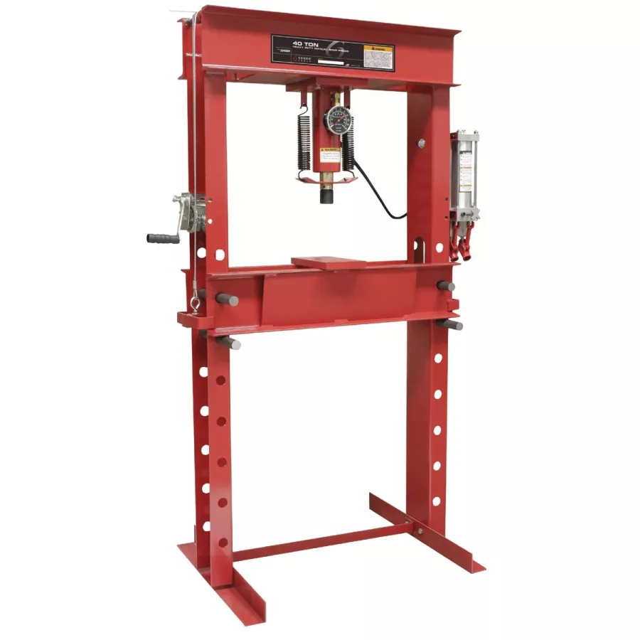 40T MANUAL SHOP PRESS W/INC 40T MANUAL SHOP PRESS W/INC