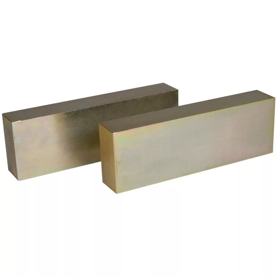 100 TON ZINC BED PLATES (PAIR)