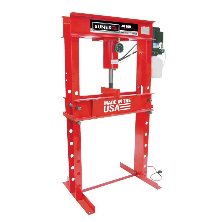 40T ELECTRIC HYD SHOP PRESS