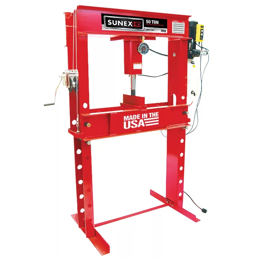 50T ELECTRIC HYD SHOP PRESS
