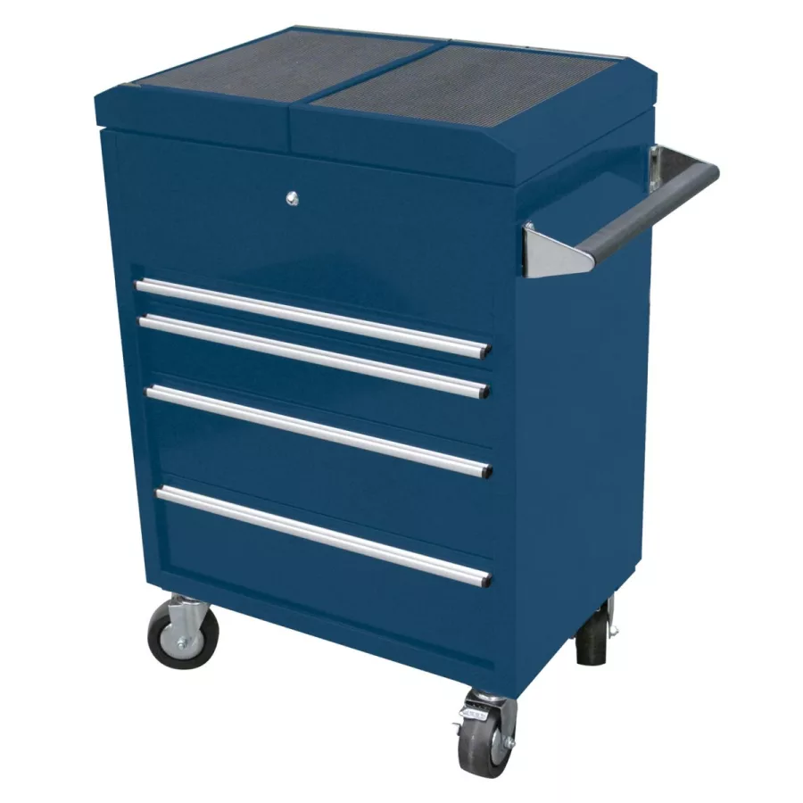 4 DRAWER, SLIDING TOP HYBRID UTILITY CART