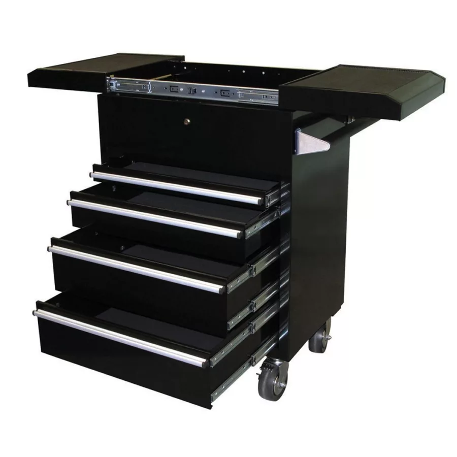 4 Drawer Sliding Top Hybrid Utility Cart