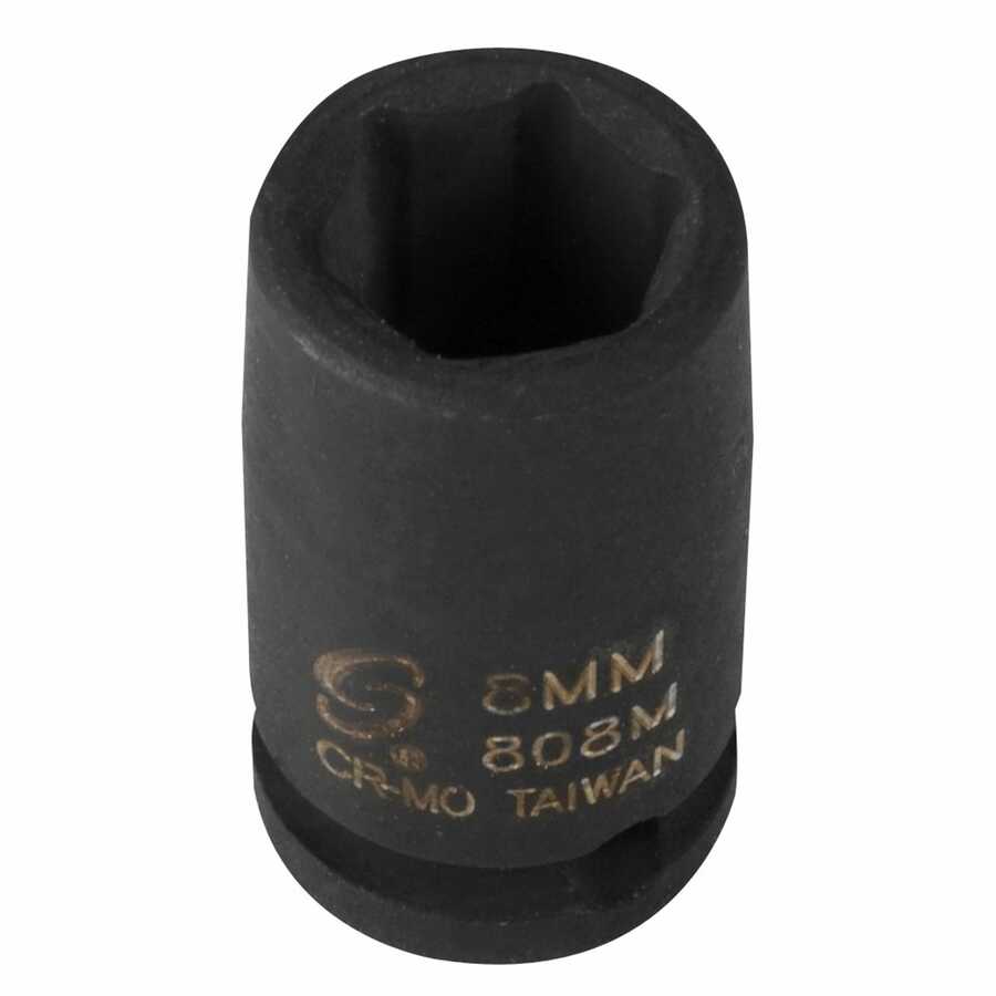 1/4" Square Drive Impact Socket 8MM