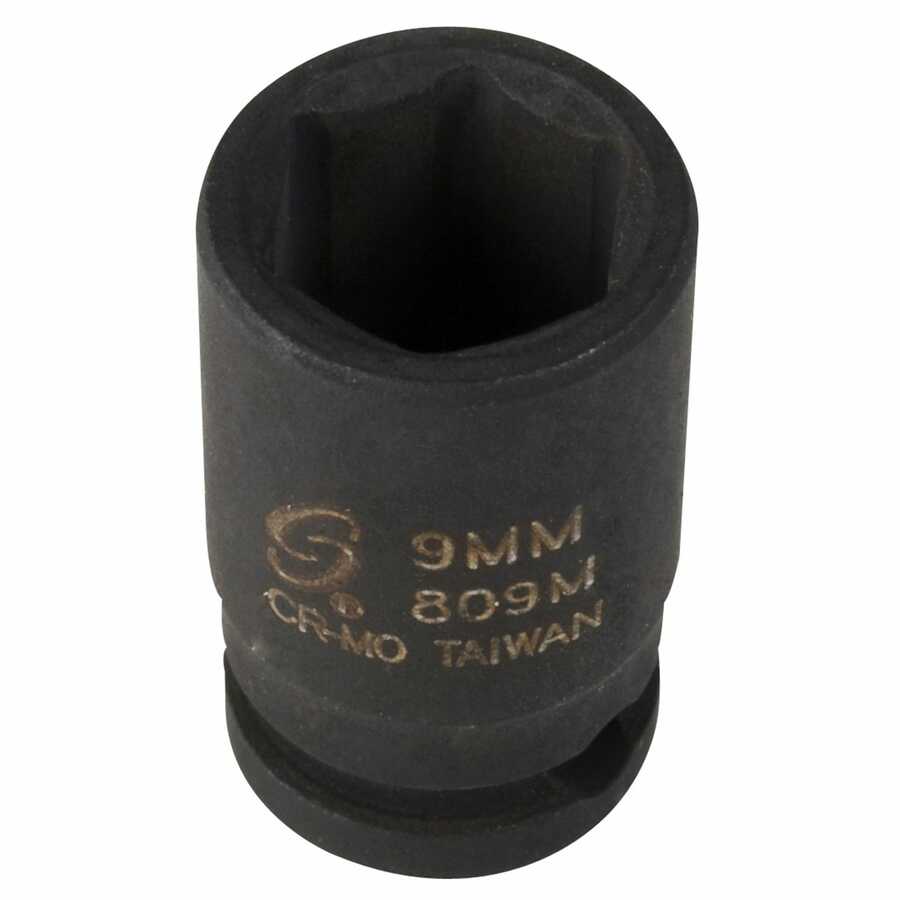 1/4" Square Drive Impact Socket 9MM