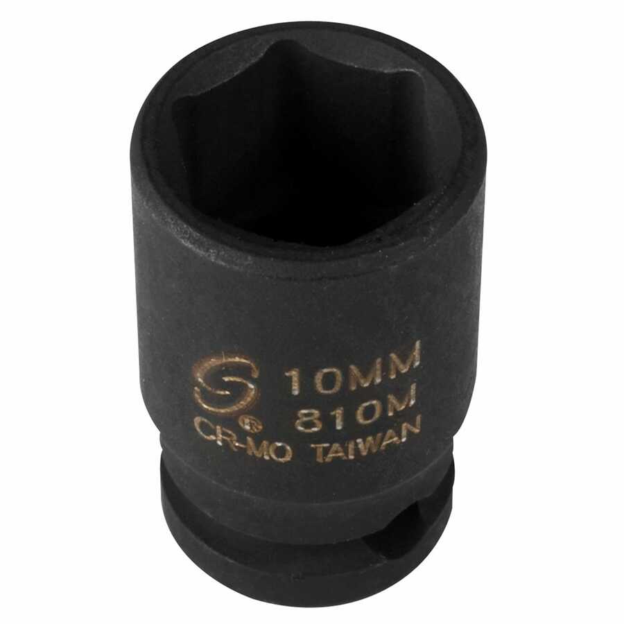1/4\" Square Drive Standard Impact Socket 10MM