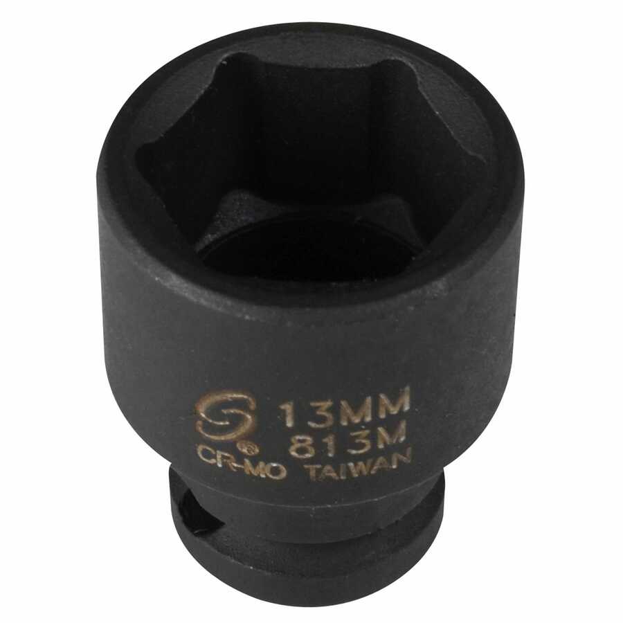 1/4" Square Drive Standard Impact Socket 13MM