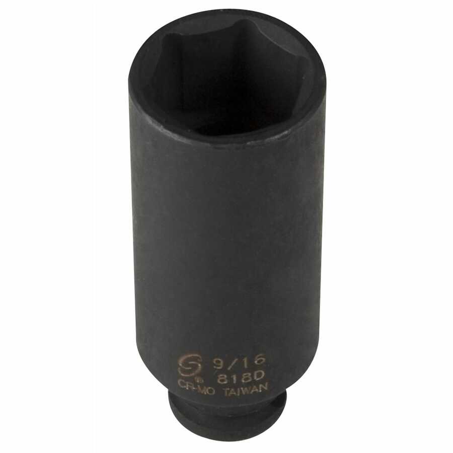 SOC 9/16 1/4D IMPACT 6PT DP BLK