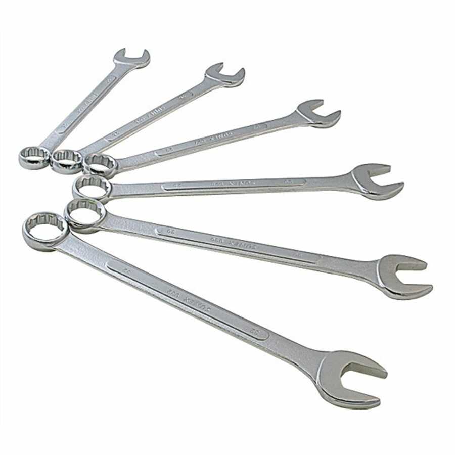 Raised Panel Combination Wrench Set Sunex International 9606M