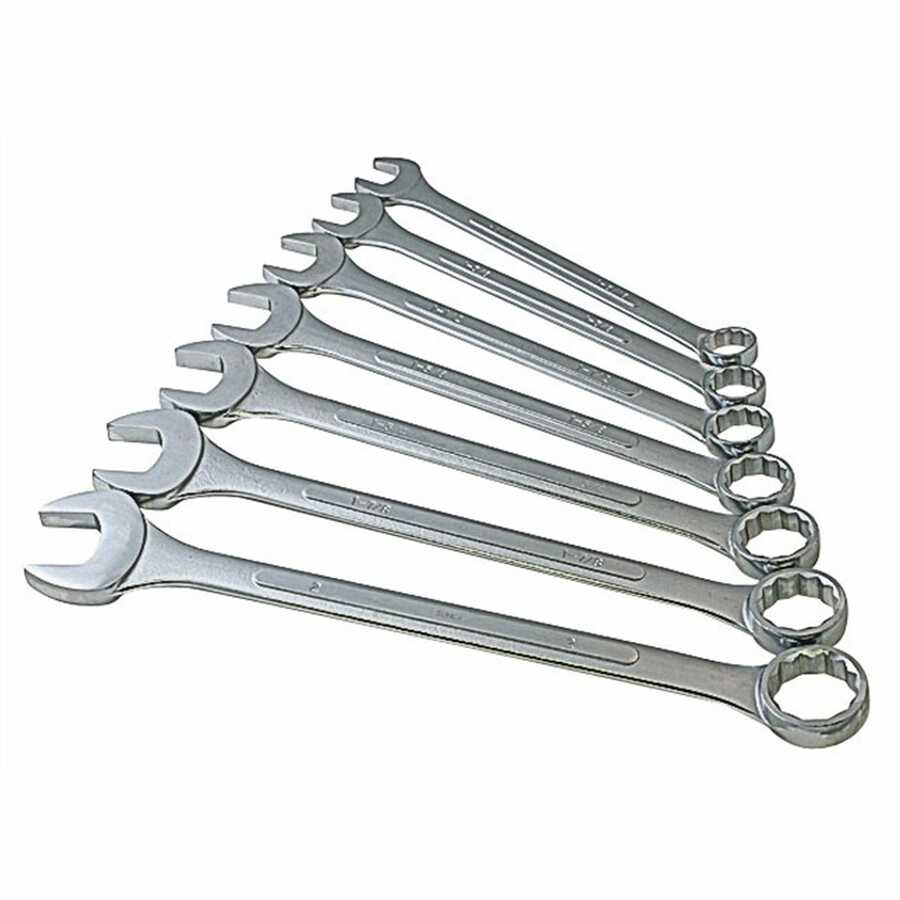 Jumbo SAE Combination Wrench Set - 7-Pc