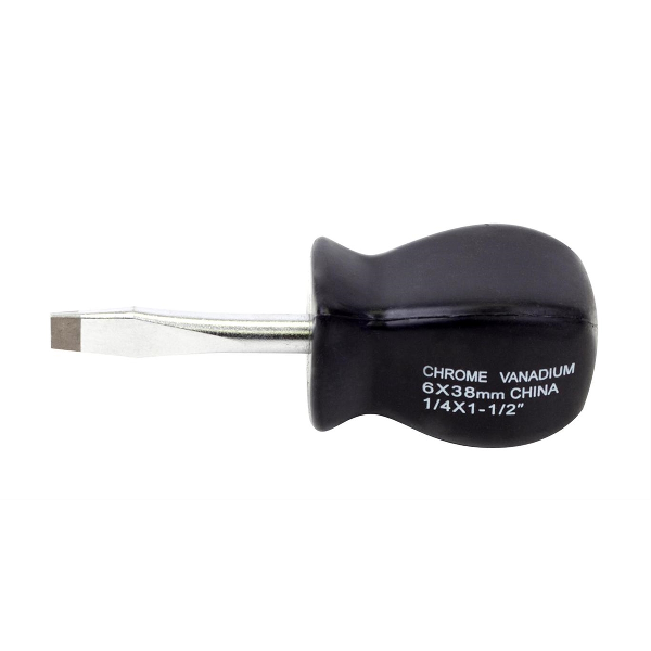 1/4\" x 1-1/2\" Black Screwdriver