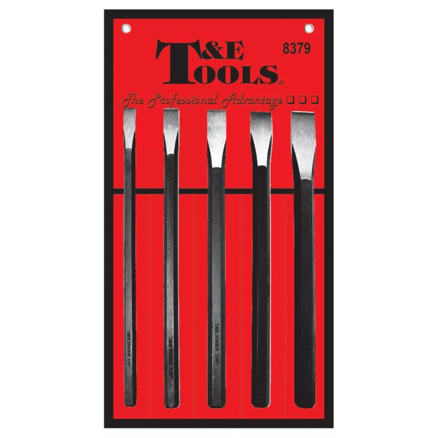 5 PC LONG COLD CHISEL SET