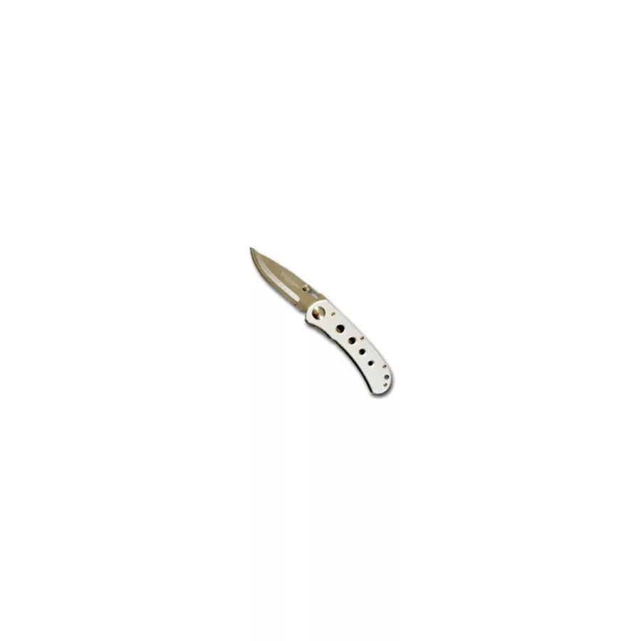 Helium Silver Aluminum Pocket Knife
