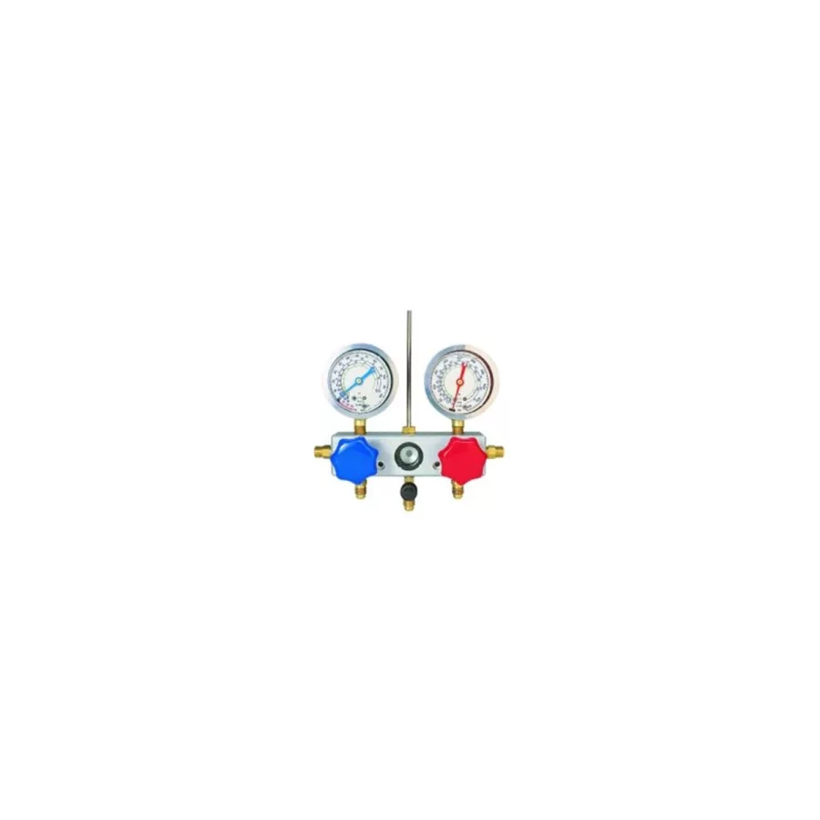Refrigerant Gauge Set - 2 Way, Glycerine, for CFC and HCFC