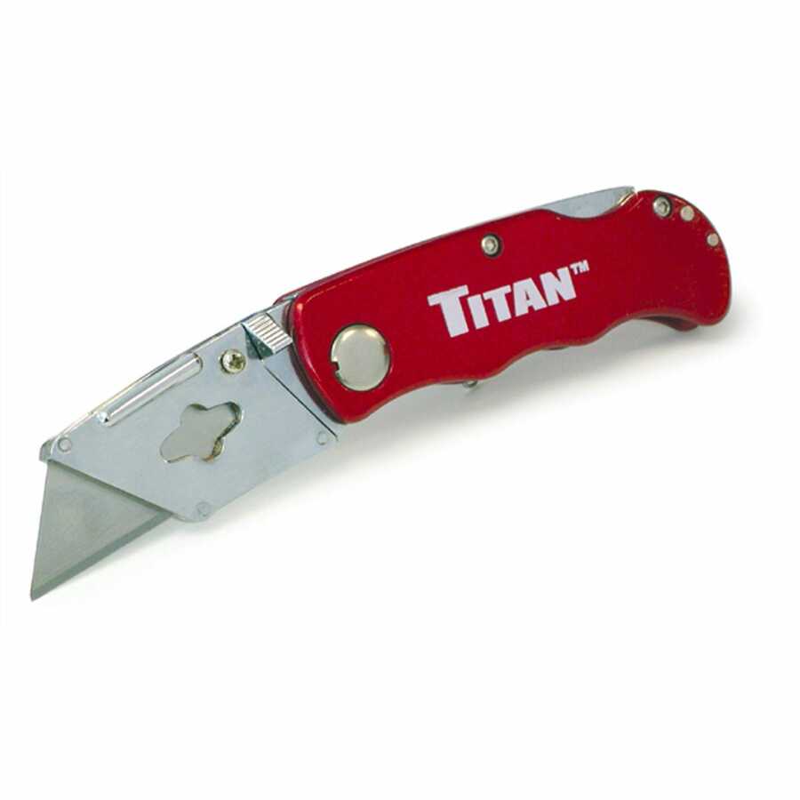 Titan 11015 Red Folding QuickChange Pocket Utility Knife
