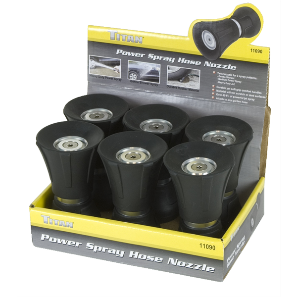 6 Pc Counter Display, power spray hose nozzle