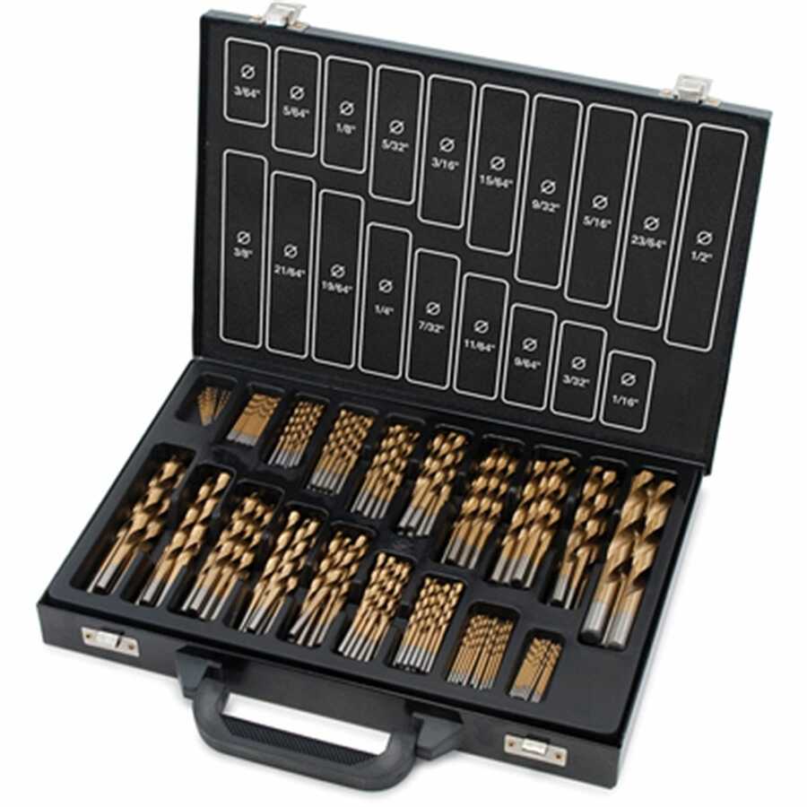 TITANIUM COATED DRILL BIT SET