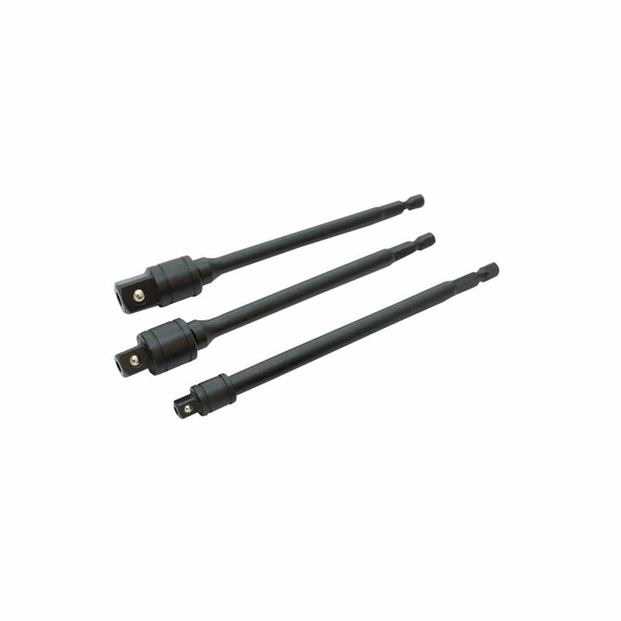 6" Impact Locking Socket Adaptor Set 3 Pc