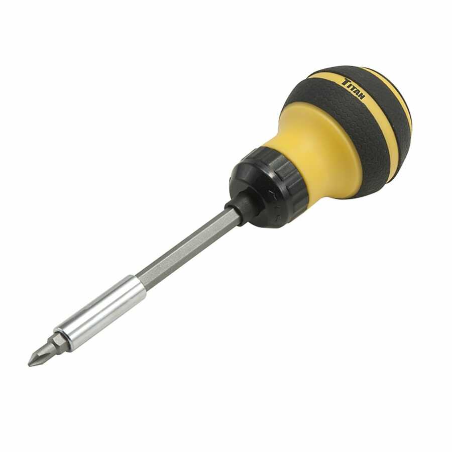 Titan | 16062 | Ratcheting Ball Driver with Bits
