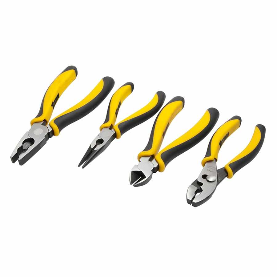 4 Piece 6" Plier Set