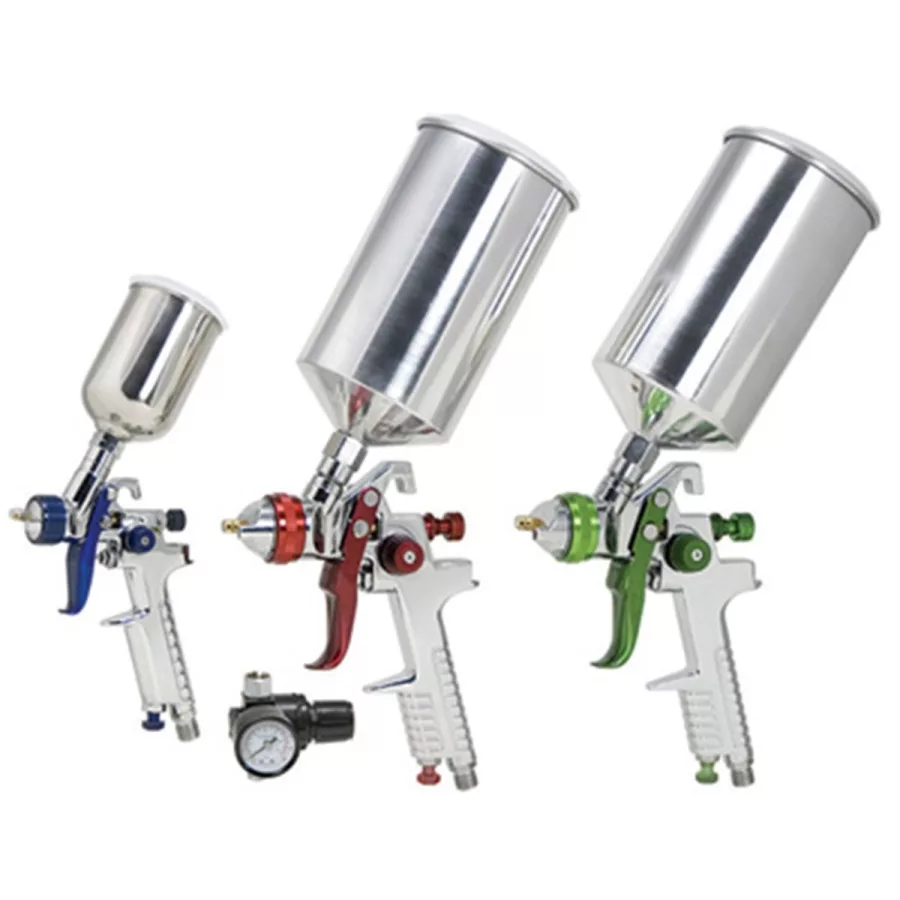 HVLP Limited Edition Triple Set-up Spray Gun Kit