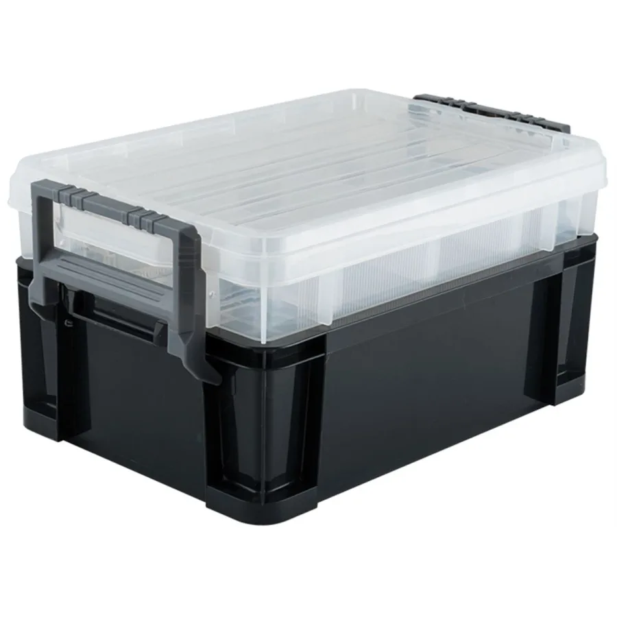 (image for) 22" 3-Way Stackable Storage Tote