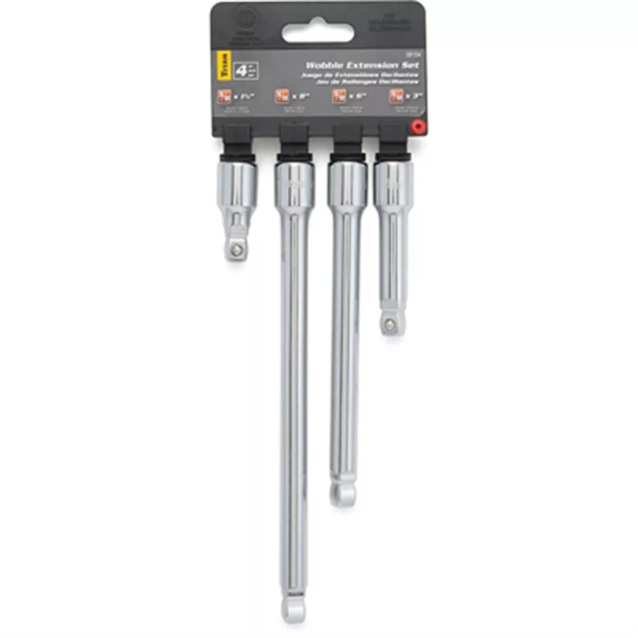 4pc 3/8" Dr Wobble Extnsion St