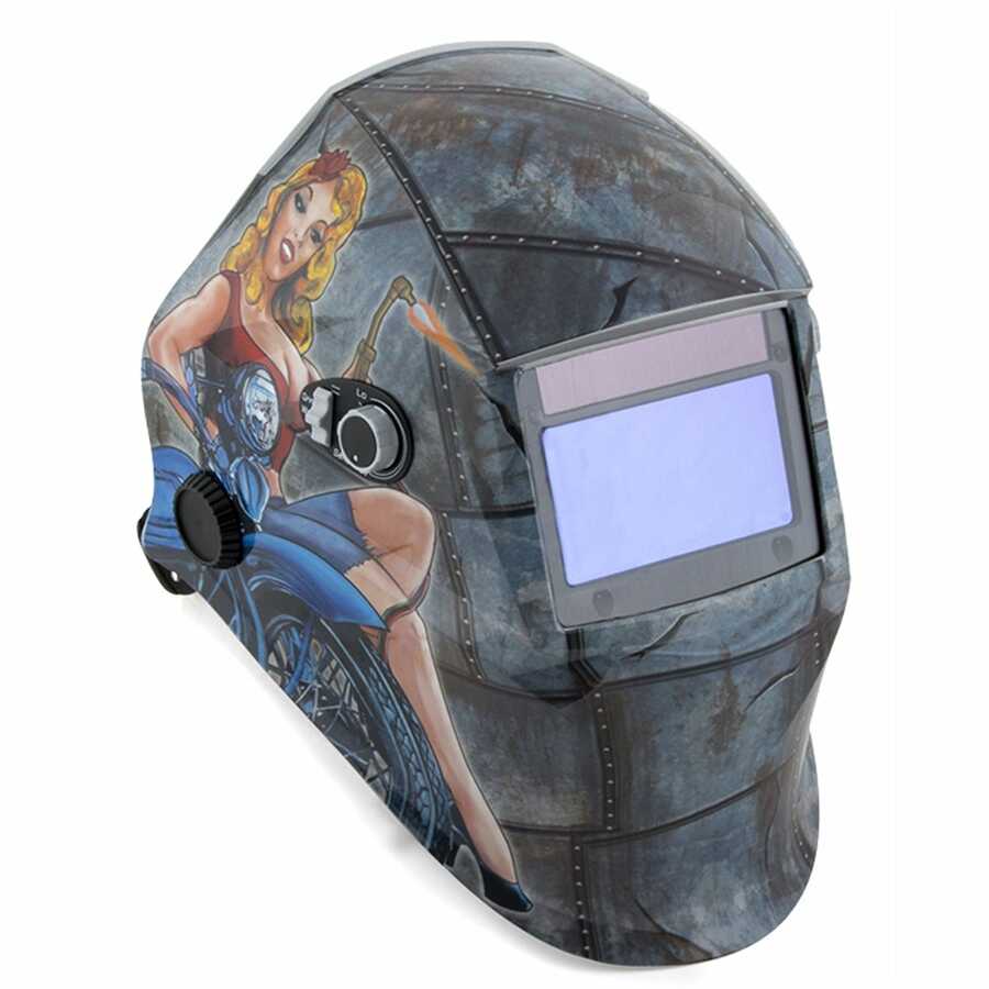 Solar Powered Auto-Darkening Welding Helmet