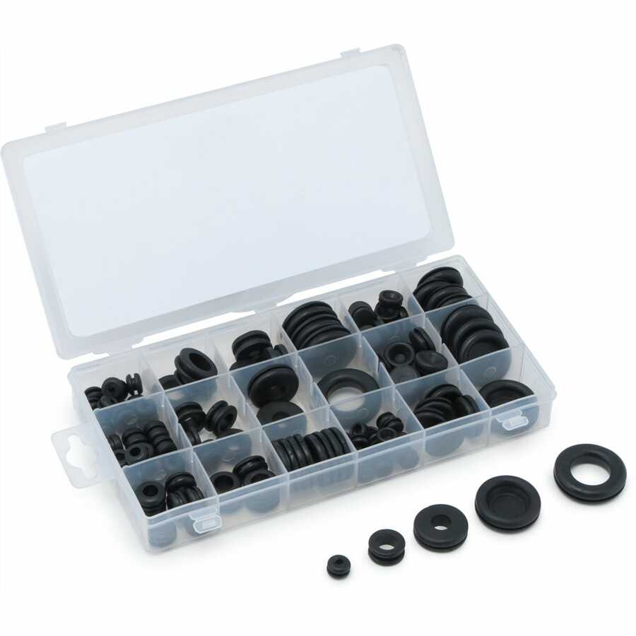 125PC RUBBER GROMMET ASSORT-